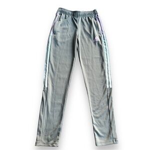 ADIDAS Girls Tiro Track Pants Gray Size 13-14Y